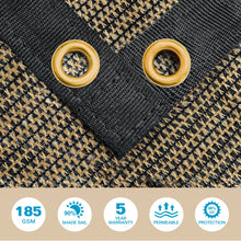 Load image into Gallery viewer, Artpuch 26" x 40'' Shade Cloth Outdoor Sun Shade Cover with Grommets Shade Tarp for Patio, Carport, Backyard