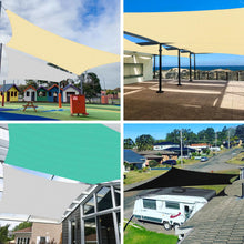 Load image into Gallery viewer, Artpuch Sun Shade Sail with Wire Rope, Commercial Heavy Duty with Shadesail Hardware Kit Breathable 98% UV Block for Playgrounds,Backyard (We Make Custom Size)