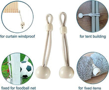 Load image into Gallery viewer, Artpuch New Bungee kit, Universal Replacement Installation Accessories for Indoor/Outdoor Sunshade and Roller Blinds (2 Set, Beige)