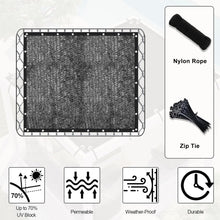 Load image into Gallery viewer, Artpuch 70% Shade Cloth with Grommets Mesh Sun Shade Tarp Black Outdoor Garden Sun Shade for Plants, Greenhouse,Pergola(Customized Available)