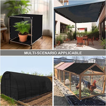 Load image into Gallery viewer, Artpuch 40% Shade Cloth with Grommets Mesh Sun Shade Tarp Black Outdoor Garden Sun Shade for Plants, Greenhouse,Pergola(Customized Available) DZ40-0
