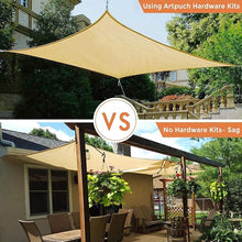 Load image into Gallery viewer, Artpuch Sun Shade Sail Hardware Kit 5 Inch for Rectangle Square Shade Sail Outdoor Installation 316 Stainless Steel