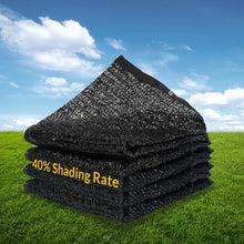 Load image into Gallery viewer, Artpuch 40% Shade Cloth with Grommets 20x20 FT Mesh Sun Shade Tarp Black Outdoor Garden Sun Shade for Plants, Greenhouse,Pergola