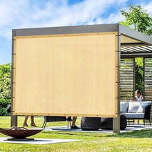 Load image into Gallery viewer, Artpuch Outdoor Pergola Shade Cover Sun Shade Cloth with Grommets Wheat Commercial Grade Patio Privacy Screen Shade Canopy (Customized Available) GN02New