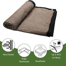 Load image into Gallery viewer, Artpuch Pergola Shade Cover with Grommets 90% UV Block Outdoor Sun Shade Cloth Privacy Screen for Patio (Customized Available) Mocha GN06