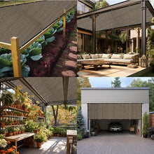 Load image into Gallery viewer, Artpuch Pergola Shade Cover with Grommets 90% UV Block Outdoor Sun Shade Cloth Privacy Screen for Patio (Customized Available) Mocha GN06