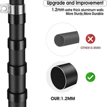 Load image into Gallery viewer, Artpuch 30FT Aluminum Telescopic Flag Pole Thick Tube Halyard & Sectional Flagpole Free Ball Kit and American Flag Outdoor