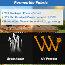 Load image into Gallery viewer, Artpuch Fence Privacy Screen 170GSM Privacy Fence with Grommets and Zips for Patio, Pool