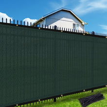 Load image into Gallery viewer, Artpuch Fence Privacy Screen 170GSM Privacy Fence with Grommets and Zips for Patio, Pool