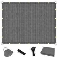Load image into Gallery viewer, Artpuch Sun Shade Cloth with Upgraded Grommets & D-Ring Eyelets, 90% UV Protection Outdoor Shade Cover Canopy Privacy Screen for Patio, Pergola DGN05 Dark Gray (Custom Size)