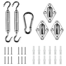 Load image into Gallery viewer, Artpuch Sun Shade Sail Hardware Kit 5 Inch for Triangle Sun Shade Sail Outdoor Installation 316 Stainless Steel