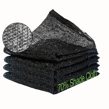 Load image into Gallery viewer, Artpuch 70% Shade Cloth with Grommets Mesh Sun Shade Tarp Black Outdoor Garden Sun Shade for Plants, Greenhouse,Pergola(Customized Available) PLDZ70-5