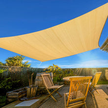 Load image into Gallery viewer, Artpuch Sun Shade Sail Curved Commercial Outdoor Shade Cover Sand Rectangle Heavy Duty Permeable 185GSM Backyard Shade Cloth for Patio Garden Sandbox (We Make Custom Size)