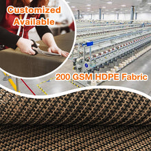 Load image into Gallery viewer, Artpuch Outdoor Pergola Shade Cover Sun Shade Cloth with Grommets Mocha Commercial Grade Patio Privacy Screen Shade Canopy (Customized Available) GN02New