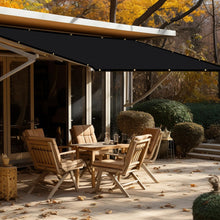 Load image into Gallery viewer, Artpuch Pergola Shade Cover with Grommets 90% UV Block Outdoor Sun Shade Cloth Privacy Screen for Patio (Customized Available) Black GN06