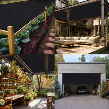 Load image into Gallery viewer, Artpuch Pergola Shade Cover with Grommets 90% UV Block Outdoor Sun Shade Cloth Privacy Screen for Patio (Customized Available) Black GN06