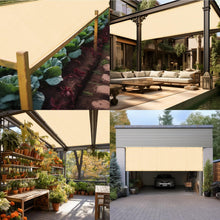 Load image into Gallery viewer, Artpuch Pergola Shade Cover with Grommets 90% UV Block Outdoor Sun Shade Cloth Privacy Screen for Patio (Customized Available) Wheat GN06