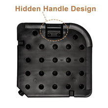 Load image into Gallery viewer, Artpuch 4pcs Square Offset Umbrella Base Plastic Cantilever Patio Umbrella Base, Water/Sand Filled Umbrella Base