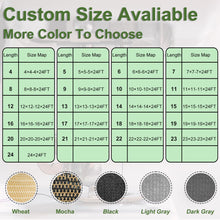 Load image into Gallery viewer, Artpuch Pergola Shade Cover with Grommets 90% UV Block Outdoor Sun Shade Cloth Privacy Screen for Patio (Customized Available) Light Gray GN06