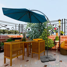 Load image into Gallery viewer, Artpuch 4pcs Square Offset Umbrella Base Plastic Cantilever Patio Umbrella Base, Water/Sand Filled Umbrella Base