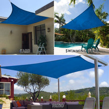 Load image into Gallery viewer, Artpuch 10' x 10' Sun Shade Sails Square Canopy, Sand UV Block Cover for Outdoor Patio Garden Yard