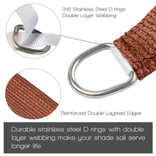 Load image into Gallery viewer, Artpuch 10' x 10' Sun Shade Sails Square Canopy, Sand UV Block Cover for Outdoor Patio Garden Yard