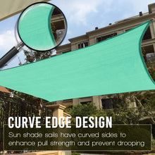 Load image into Gallery viewer, Artpuch Sun Shade Sails Grey UV Block Shelter Canopy for Patio Garden Outdoor Facility and Activities