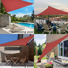 Load image into Gallery viewer, Artpuch Sun Shade Sail 10' x 10' x 14' Triangle Sand UV Block for Shelter Canopy Patio Garden Outdoor Facility and Activities