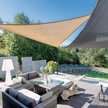 Load image into Gallery viewer, Artpuch Sun Shade Sail 10' x 10' x 14' Triangle Sand UV Block for Shelter Canopy Patio Garden Outdoor Facility and Activities