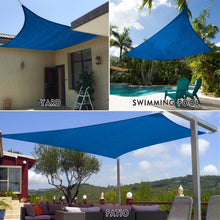 Load image into Gallery viewer, Artpuch 10' x 13' Shade Sails 185GSM Rectangle Shade Sail UV Block for Patio Garden Outdoor Facility