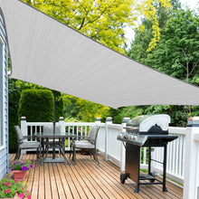 Load image into Gallery viewer, Artpuch Sun Shade Sail Canopy 10'x15' Rust Red Cover for Patio Outdoor, 185GSM Rectangle Backyard Shade Sail for Garden Playground