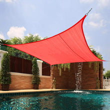 Load image into Gallery viewer, Artpuch Sun Shade Sail Canopy 12'x12' Rust Red Cover for Patio Outdoor, Square Backyard Shade Sail for Garden Playground