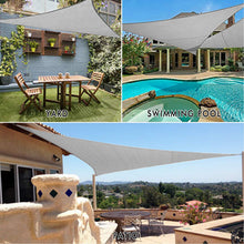 Load image into Gallery viewer, Artpuch Rust Red 12' x 12' x 12' Triangle Sun Shade Sails UV Block for Shelter Canopy Patio Garden Outdoor Facility and Activities