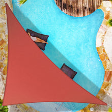 Load image into Gallery viewer, Artpuch Rust Red 12' x 12' x 12' Triangle Sun Shade Sails UV Block for Shelter Canopy Patio Garden Outdoor Facility and Activities
