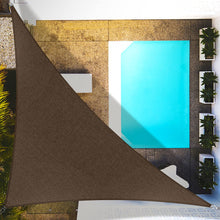 Load image into Gallery viewer, Artpuch 12' x 12' x 17' Triangle Sun Shade Sails Terra Color UV Block for Shelter Canopy Patio Garden Outdoor Facility Sand and Activities
