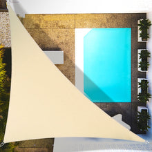 Load image into Gallery viewer, Artpuch 12' x 12' x 17' Triangle Sun Shade Sails Terra Color UV Block for Shelter Canopy Patio Garden Outdoor Facility Sand and Activities