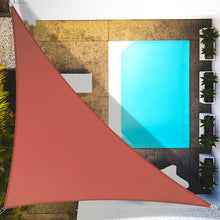 Load image into Gallery viewer, Artpuch 12' x 12' x 17' Triangle Sun Shade Sails Terra Color UV Block for Shelter Canopy Patio Garden Outdoor Facility Sand and Activities