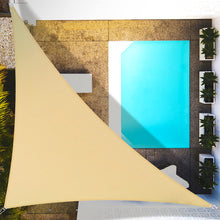Load image into Gallery viewer, Artpuch 12' x 12' x 17' Triangle Sun Shade Sails Terra Color UV Block for Shelter Canopy Patio Garden Outdoor Facility Sand and Activities