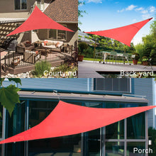 Load image into Gallery viewer, Artpuch 12' x 12' x 17' Triangle Sun Shade Sails Terra Color UV Block for Shelter Canopy Patio Garden Outdoor Facility Sand and Activities