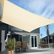 Load image into Gallery viewer, Artpuch Sun Shade Sails Canopy, 185GSM Shade Sail UV Block for Patio Garden Outdoor Facility and Activities (12'x16', Rust Red)