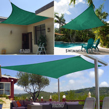 Load image into Gallery viewer, Artpuch Sun Shade Sails Canopy, 185GSM Shade Sail UV Block for Patio Garden Outdoor Facility and Activities (12'x16', Rust Red)