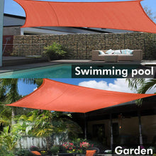 Load image into Gallery viewer, Artpuch Sun Shade Sails Canopy, 185GSM Shade Sail UV Block for Patio Garden Outdoor Facility and Activities (12'x16', Rust Red)