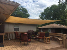 Load image into Gallery viewer, Artpuch Sun Shade Sails Canopy, 185GSM Shade Sail UV Block for Patio Garden Outdoor Facility and Activities (12'x16', Rust Red)