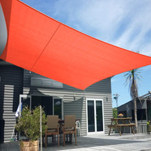 Load image into Gallery viewer, Artpuch Sun Shade Sails Canopy, 185GSM Shade Sail UV Block for Patio Garden Outdoor Facility and Activities (12'x16', Rust Red)