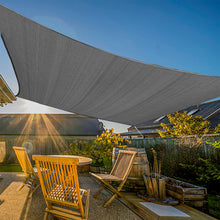 Load image into Gallery viewer, Artpuch 13'x20' Coffee Sun Shade Sails Canopy, 185GSM Shade Sail UV Block for Patio Garden Outdoor Facility and Activities