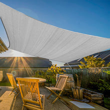 Load image into Gallery viewer, Artpuch 13'x20' Coffee Sun Shade Sails Canopy, 185GSM Shade Sail UV Block for Patio Garden Outdoor Facility and Activities