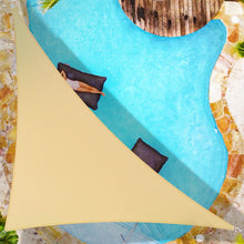 Load image into Gallery viewer, Artpuch Sun Shade Sail 15' x 15' x 21' Triangle Dark Grey UV Block for Shelter Canopy Patio Garden Outdoor Facility and Activities