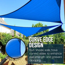 Load image into Gallery viewer, Artpuch 16'x16' Coffee Sun Shade Sails Canopy, 185GSM Shade Sail UV Block for Patio Garden Outdoor Facility and Activities