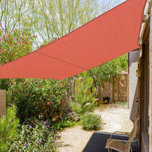 Load image into Gallery viewer, Artpuch 16'x16' Coffee Sun Shade Sails Canopy, 185GSM Shade Sail UV Block for Patio Garden Outdoor Facility and Activities