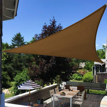 Load image into Gallery viewer, Artpuch 16'x16'x16' Triangle Sun Shade Sails Brown UV Block for Shelter Canopy Patio Garden Outdoor Facility and Activities